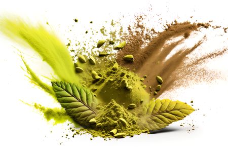 Image highlight the intense range of kratom colors