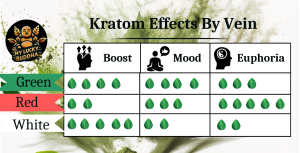 Kratom Effects by Vein Color