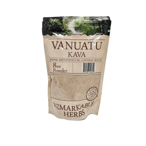 Remarkable herbs vanuatu kava in an 8oz bag