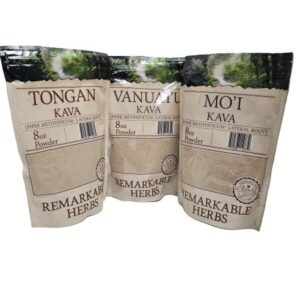 Remarkable herbs 8oz Tongan, Vanuatu, and moi bags of kava